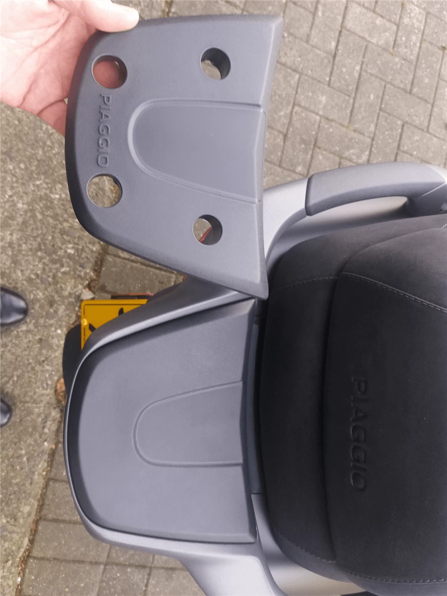 Piaggio Topkoffer Kit 50L Planet Matt Blauw Sport MP3 500 HPE Business