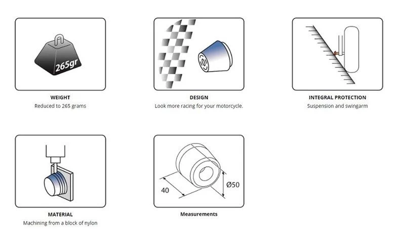 Puig Voorvorkprotector Kawasaki ZX6-R 636 (13-) - Afbeelding 2