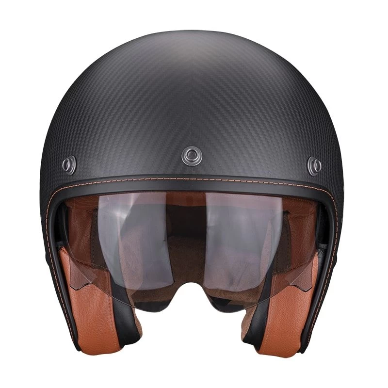 Scorpion Belfast Evo Carbon Solid Motorhelm