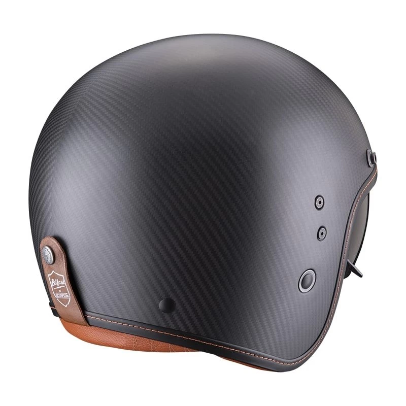Scorpion Belfast Evo Carbon Solid Motorhelm - Afbeelding 2